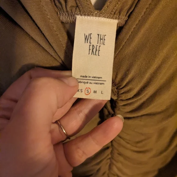 FP We The Free What A Babe Top in Olive, Sz S - Picture 3 of 6